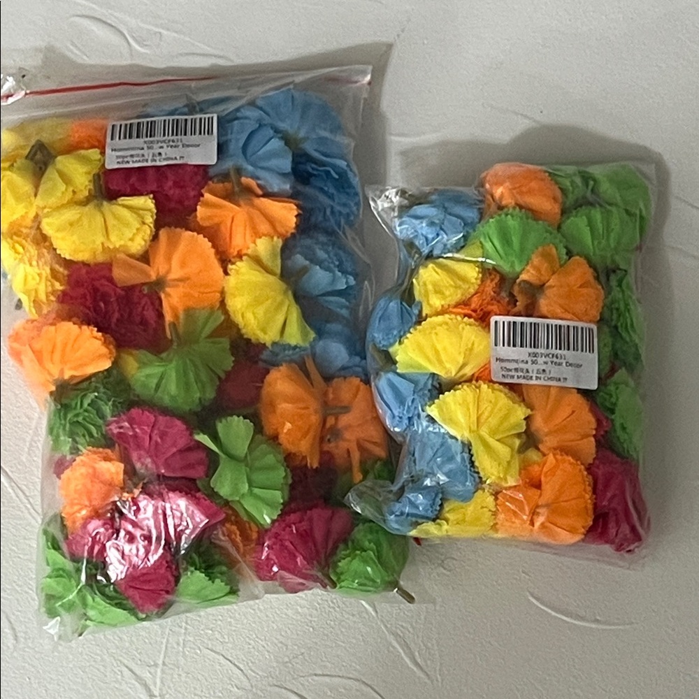 Marigold Flower Heads Bulk Pack Mixed Colors